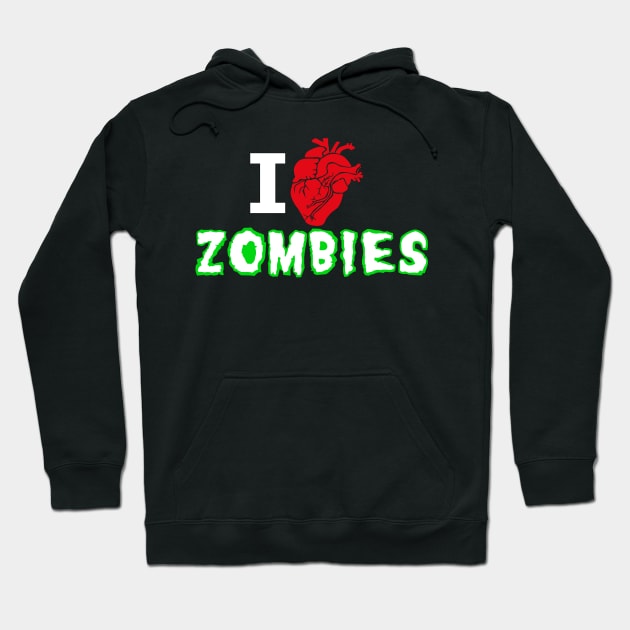 I love zombies Hoodie by sevencrow